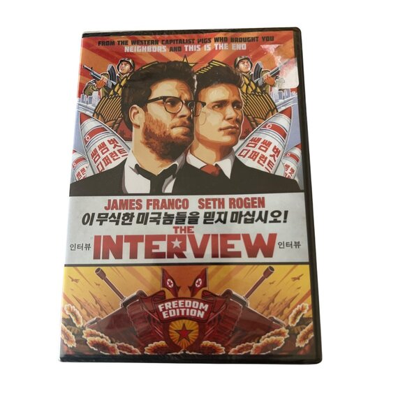 The Interview DVD Freedom Edition James Franco & Seth Rogen Comedy New Sealed - Picture 1 of 3